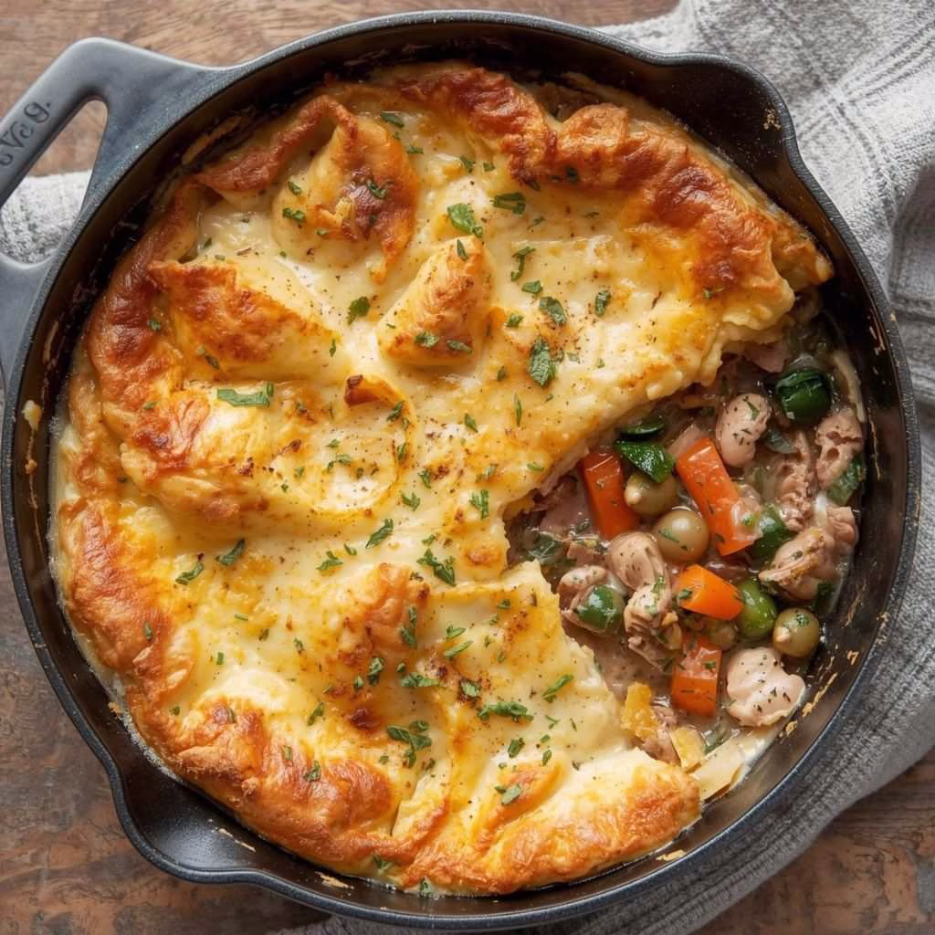 Ground Turkey Pot Pie Recipe