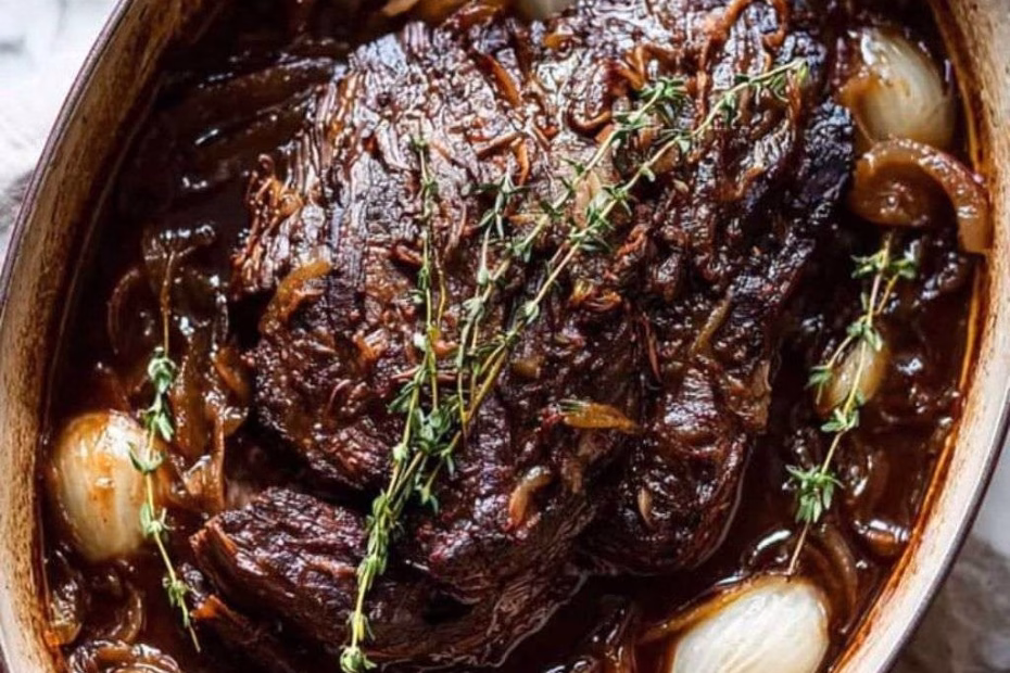 French Onion Pot Roast Recipe