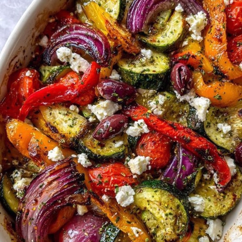 One Pan Greek Vegetables Recipe