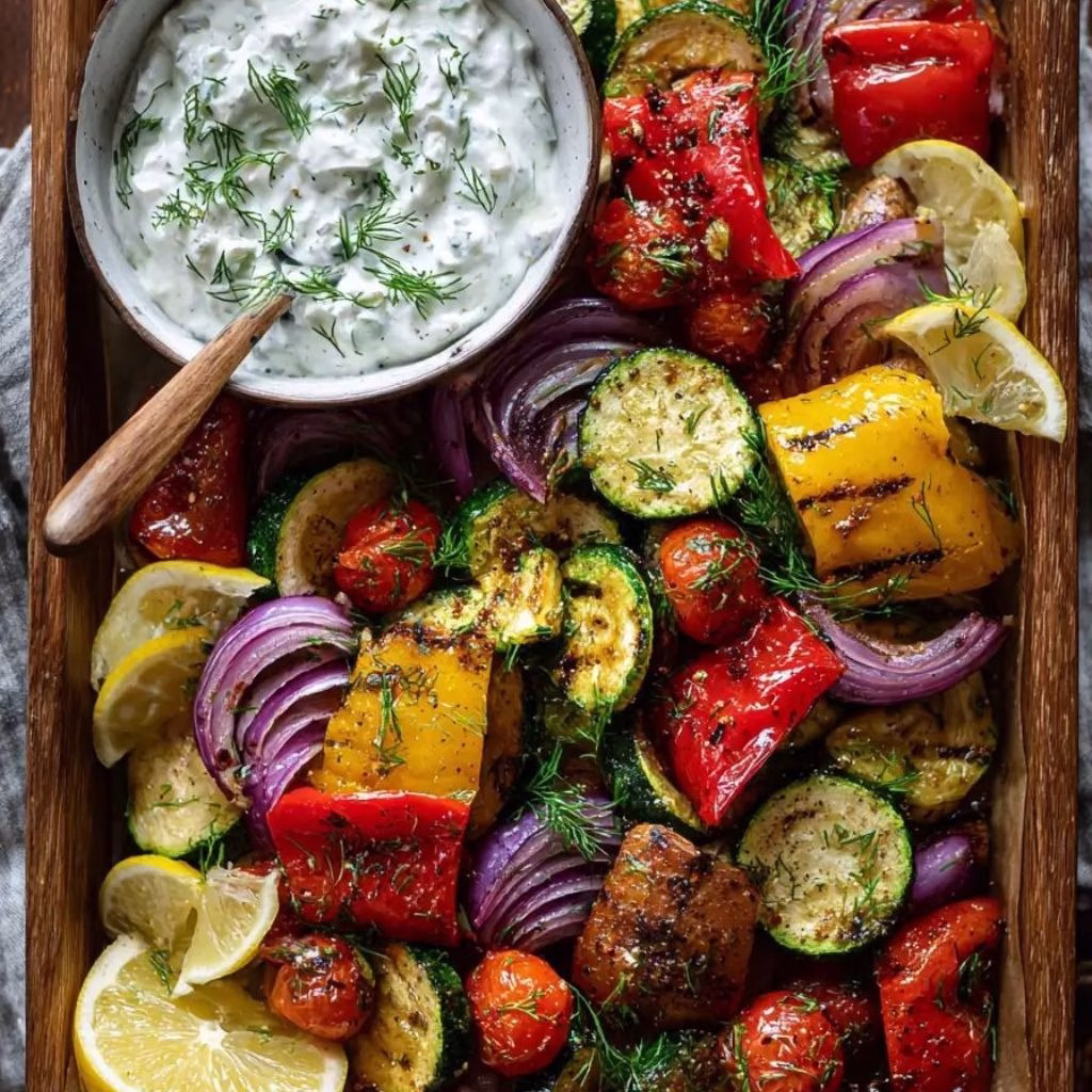 One Pan Greek Vegetables Recipe