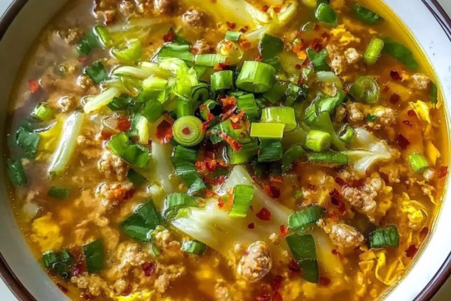 One-Pot Egg Roll Soup Recipe