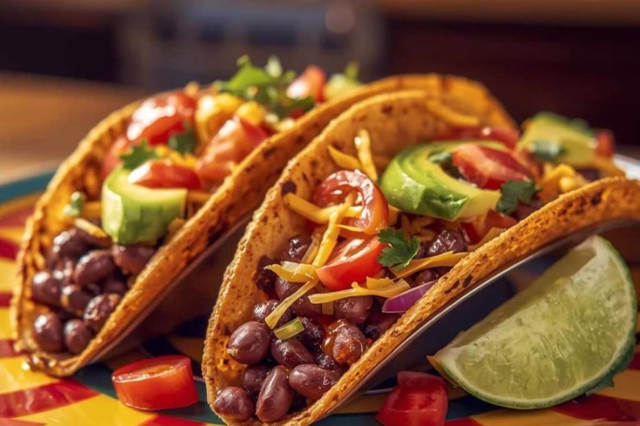 Crispy Sheet Pan Black Bean Tacos Recipe