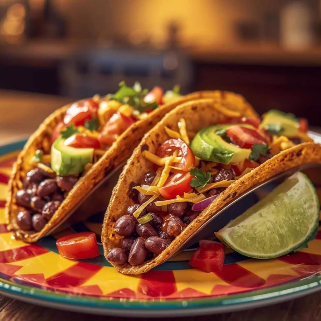 Crispy Sheet Pan Black Bean Tacos Recipe