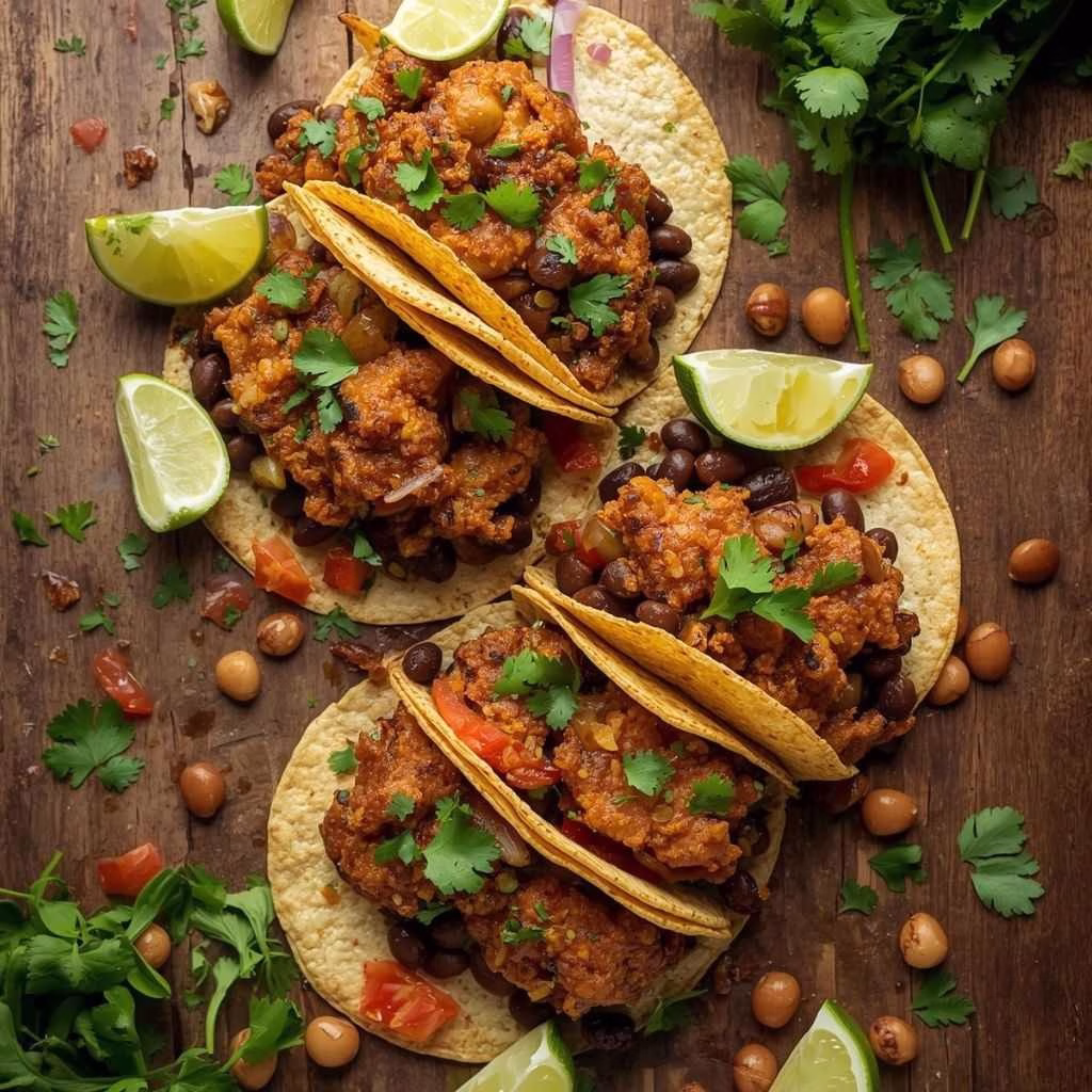 Crispy Sheet Pan Black Bean Tacos Recipe