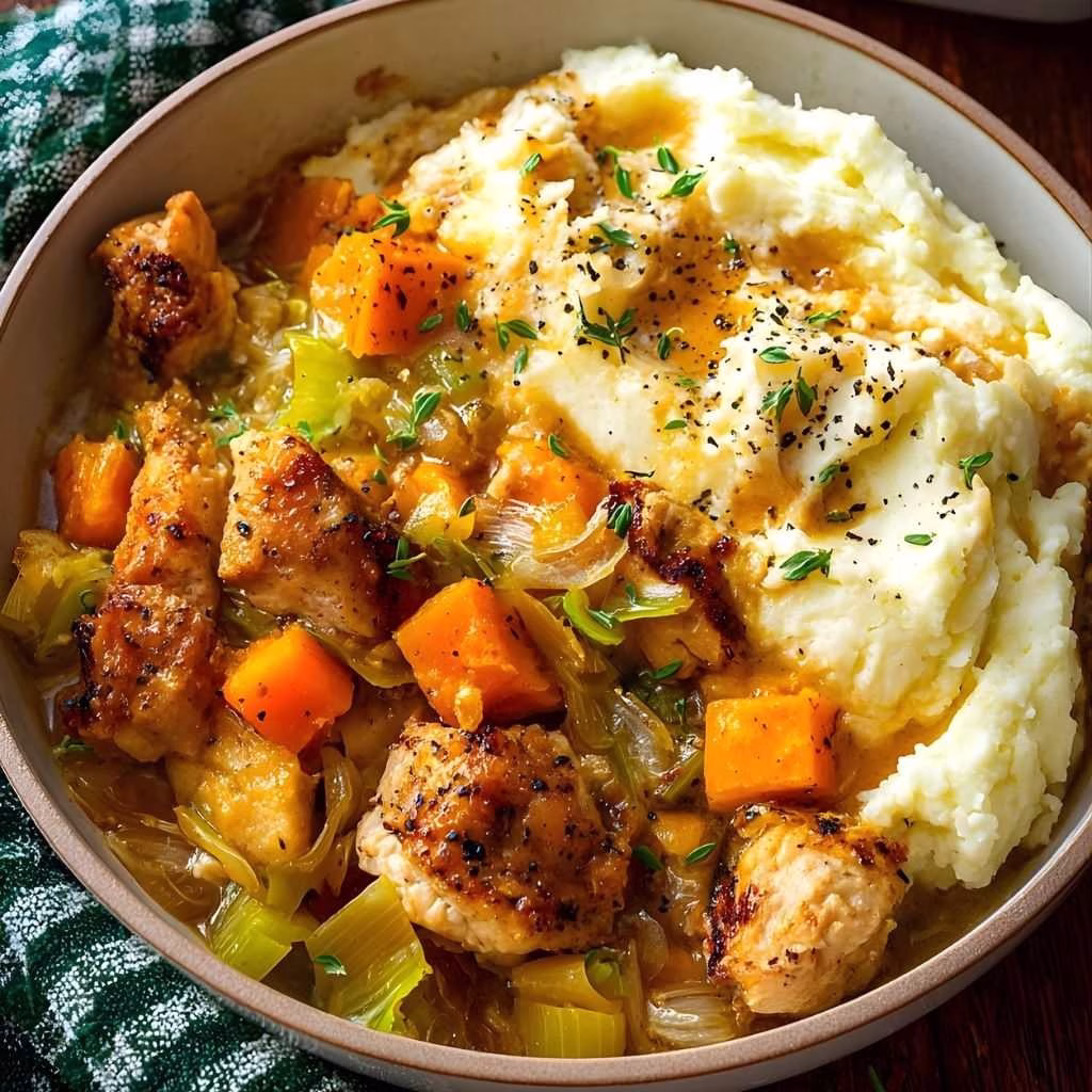 Chicken Leek Bake Recipe