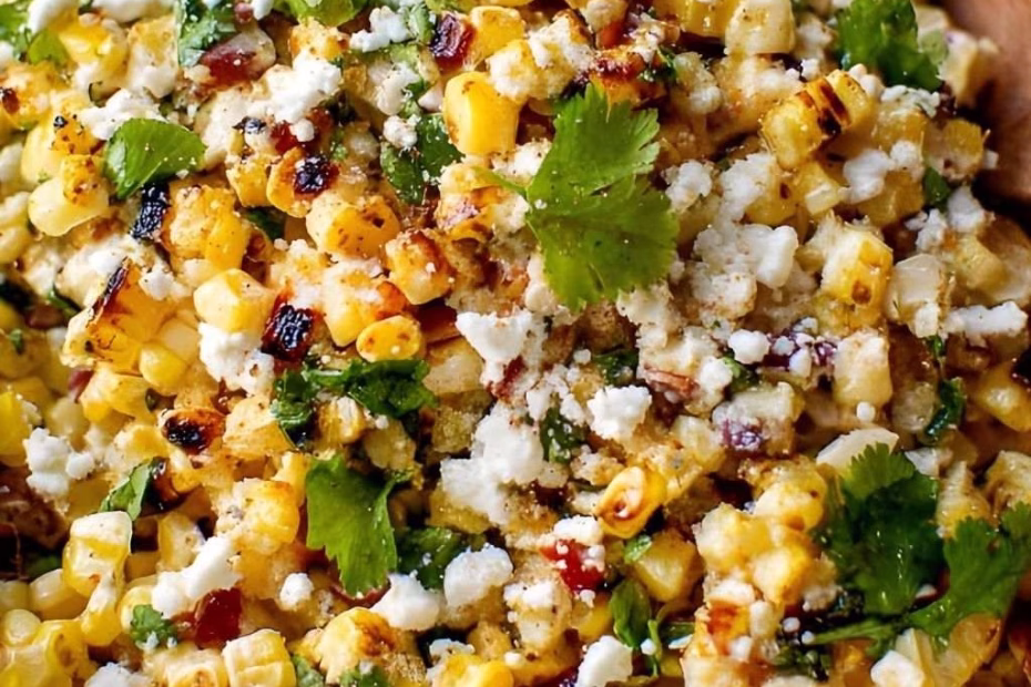 Mexican Street Corn Kale Salad Recipe