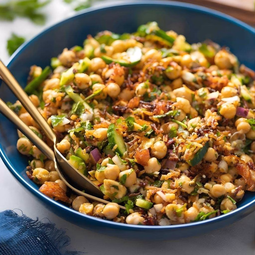 Crispy Rice Salad with Cucumbers and Herbs Recipe