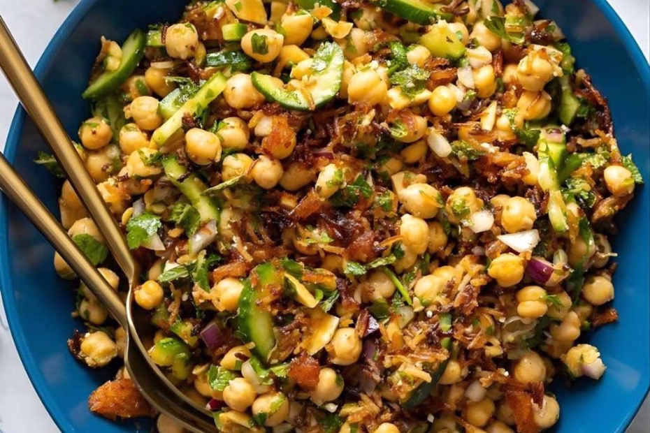 Crispy Rice Salad with Cucumbers and Herbs Recipe