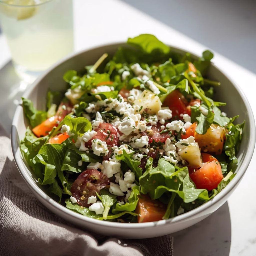 Feta Chopped Salad Recipe