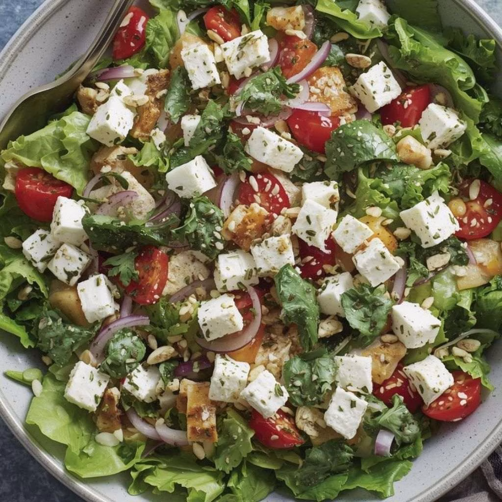 Feta Chopped Salad Recipe 