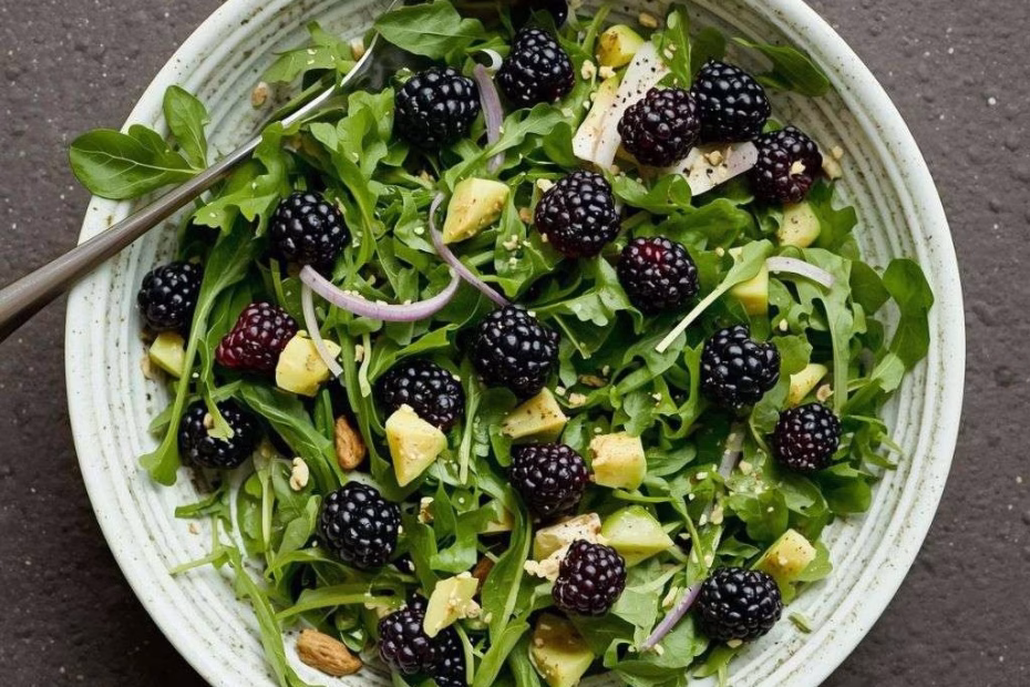 Blackberry, Avocado and Arugula Salad Recipe