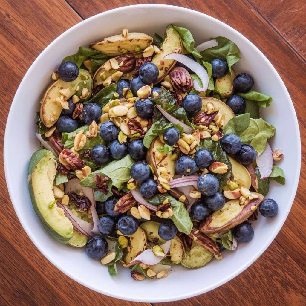 Blueberry Pistachio Spring Salad Recipe