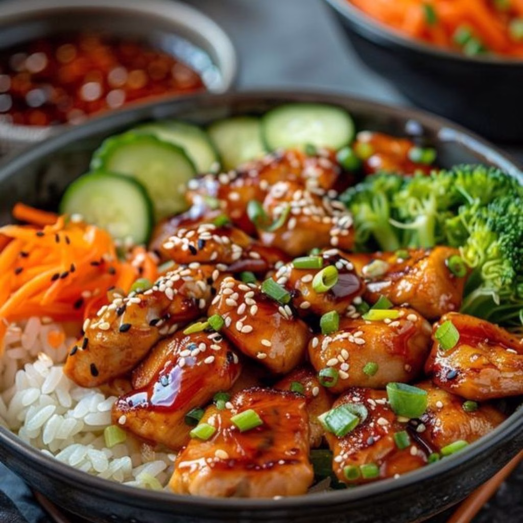 Teriyaki Chicken Rice Bowl Recipe
