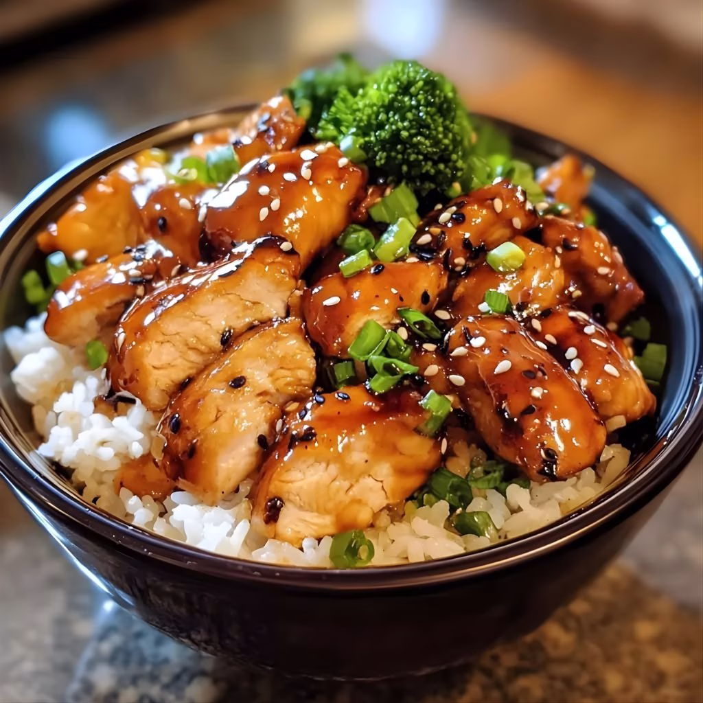 Teriyaki Chicken Rice Bowl Recipe