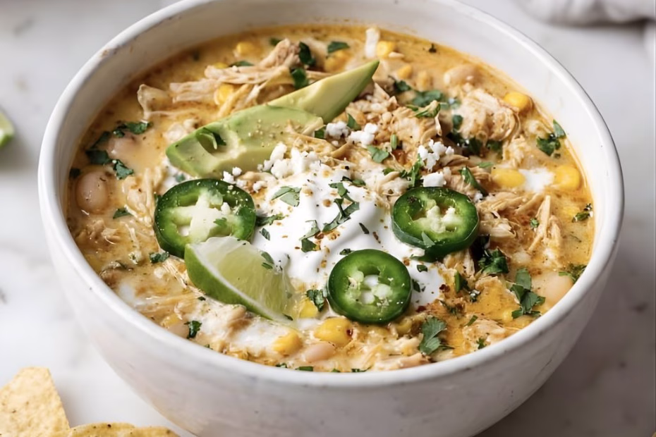 Creamy White Chicken Chili Recipe