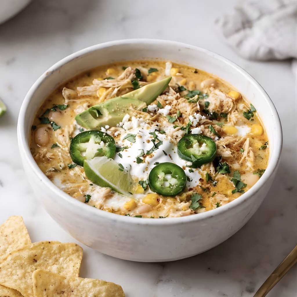 Creamy White Chicken Chili Recipe
