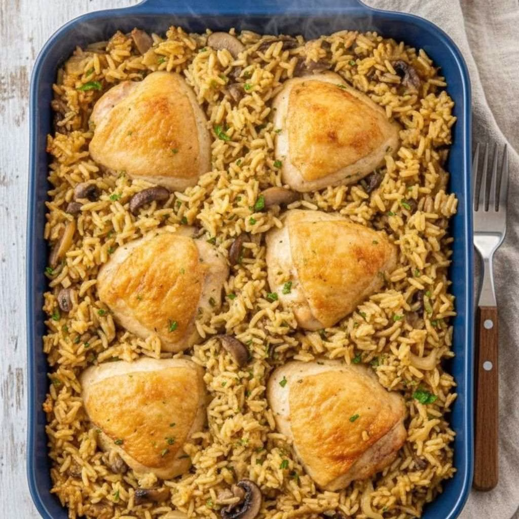 No Peek Chicken and Rice Recipe