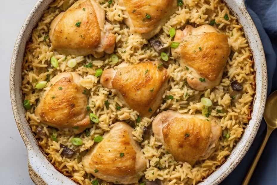 No Peek Chicken and Rice Recipe
