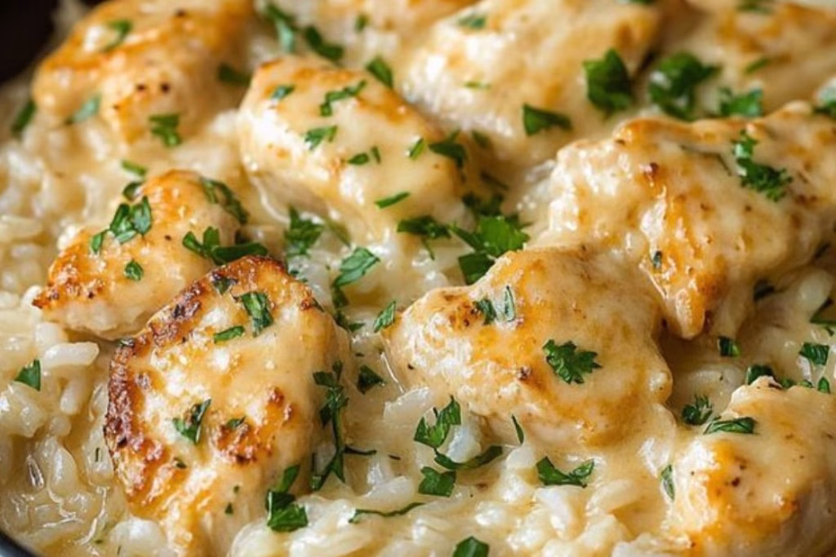 Easy Cheesy Chicken and Rice Recipe