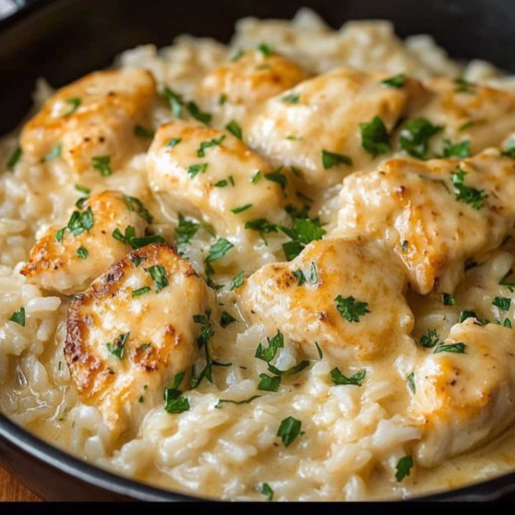 Easy Cheesy Chicken and Rice Recipe