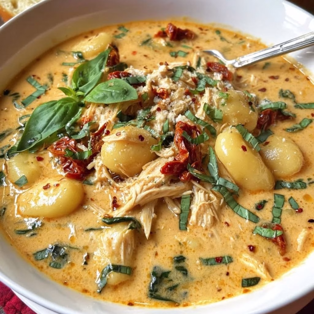 Creamy Winter Lemon Chicken Gnocchi Soup Recipe