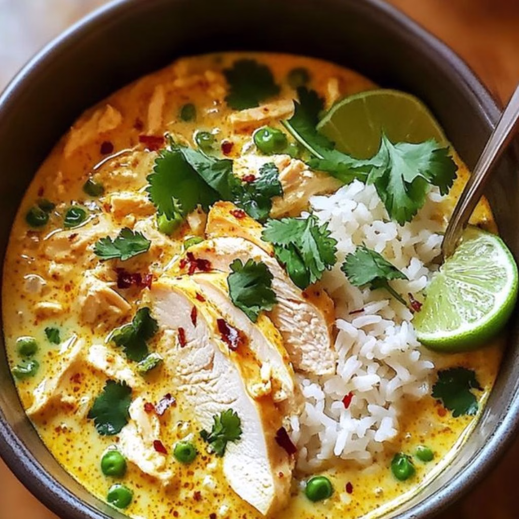 Coconut Chicken Brothy Rice Recipe