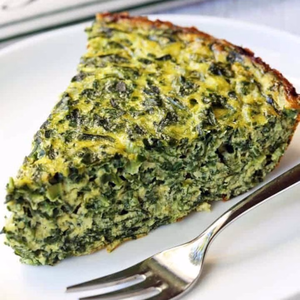 Crustless Spinach Quiche Recipe