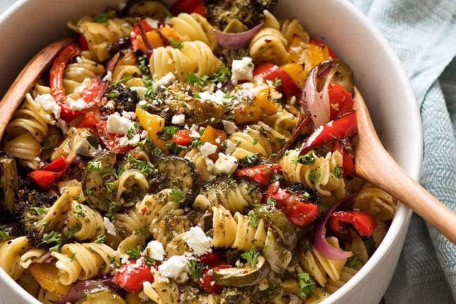 Marinated Vegetarian Pasta Salad Recipe