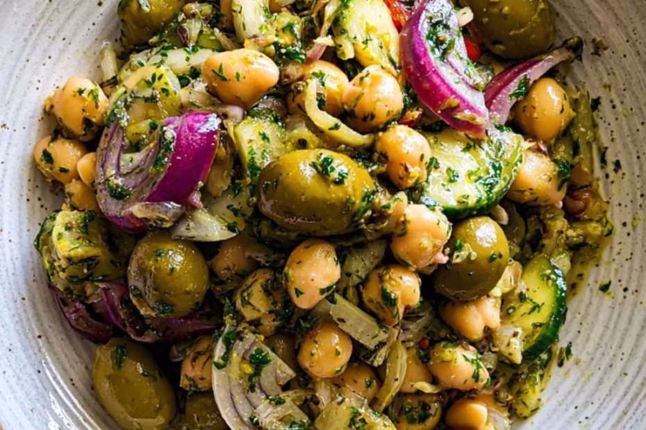 Marinated Zaatar Bean Salad Recipe