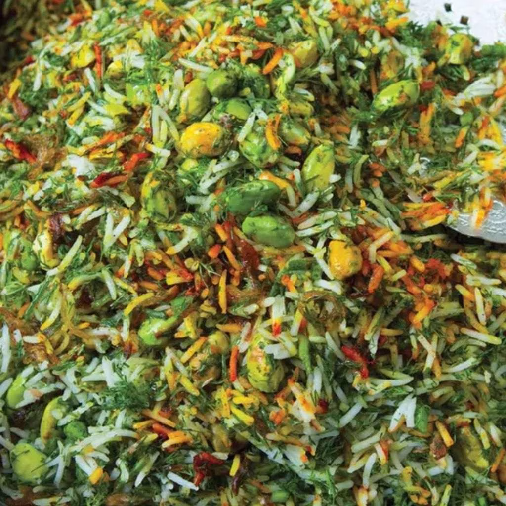 Pistachio Dill Rice (Pesteh Polow) Recipe