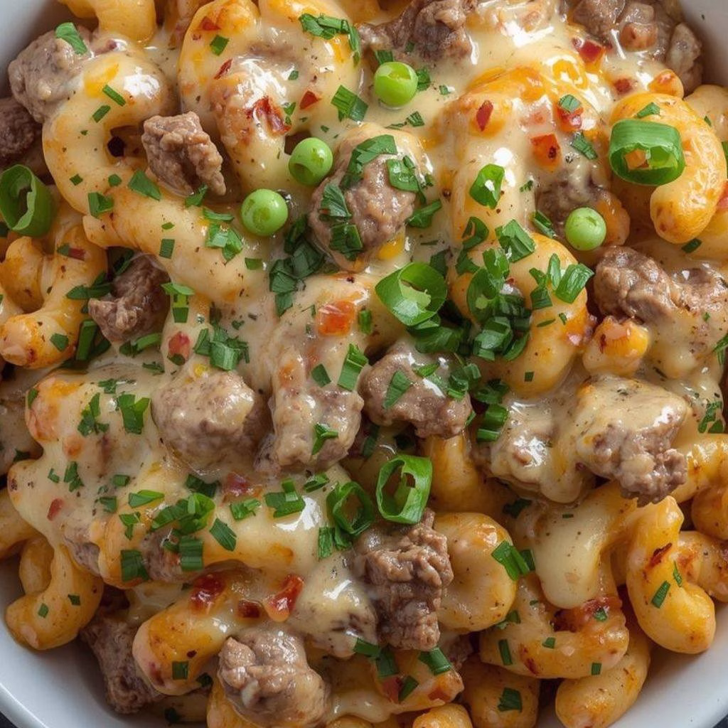 High-Protein Philly Cheesesteak Mac Recipe