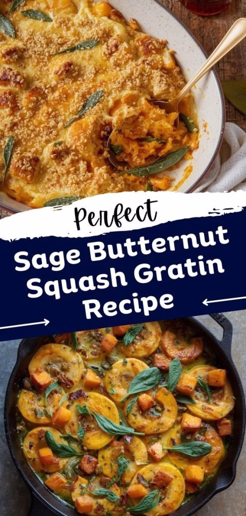 Sage Butternut Squash Gratin Recipe