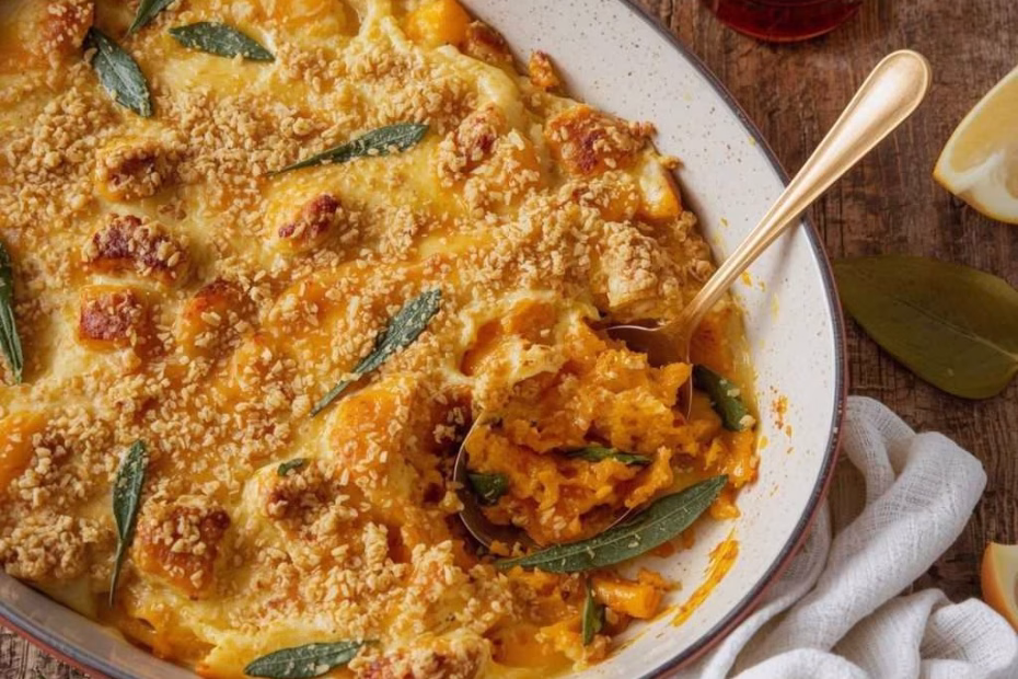 Sage Butternut Squash Gratin Recipe