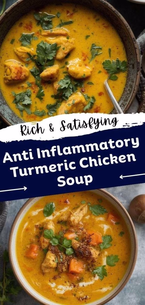 Anti Inflammatory Turmeric Chicken Soup Recipe