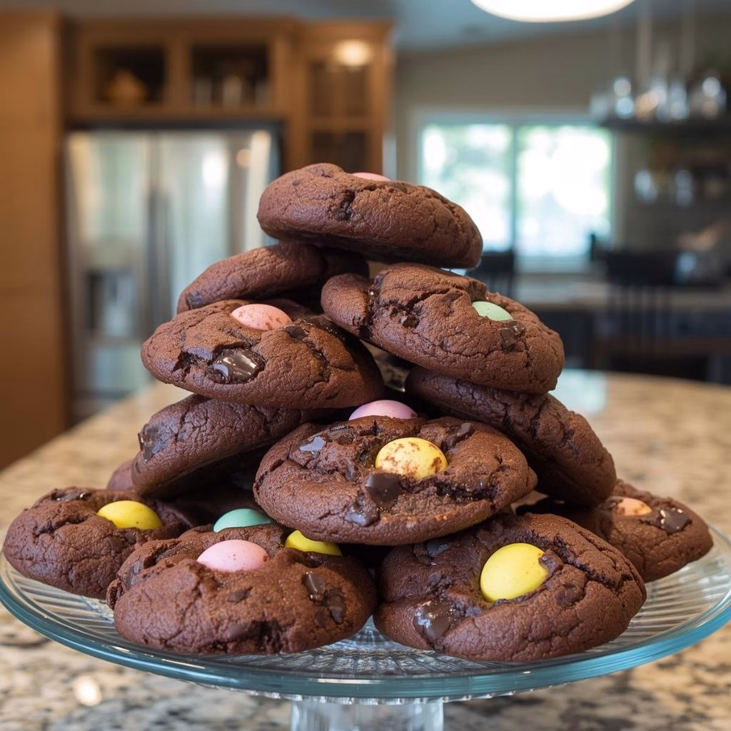 Mini Egg Brownie Cookies Recipe