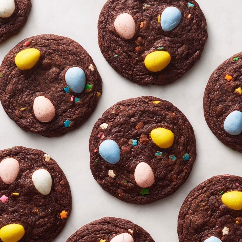 Mini Egg Brownie Cookies Recipe