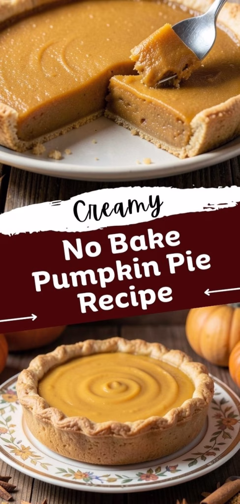 No Bake Pumpkin Pie Recipe