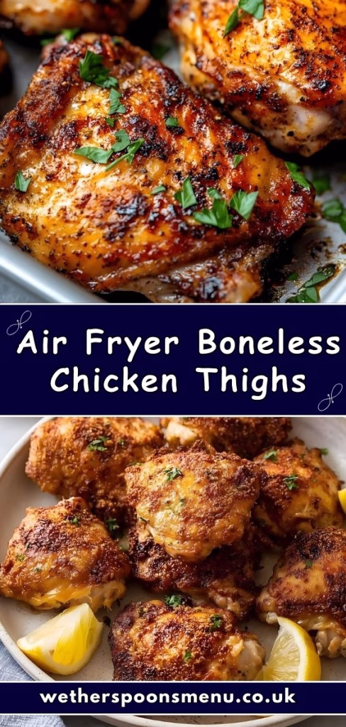 Air Fryer Boneless Chicken Thighs Recipe