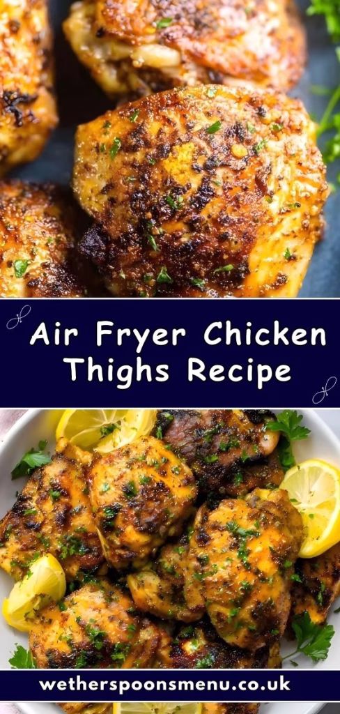 Crispy Air Fryer Chicken Thighs Recipe