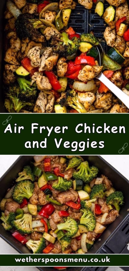 Air Fryer Chicken and Veggies Recipe
