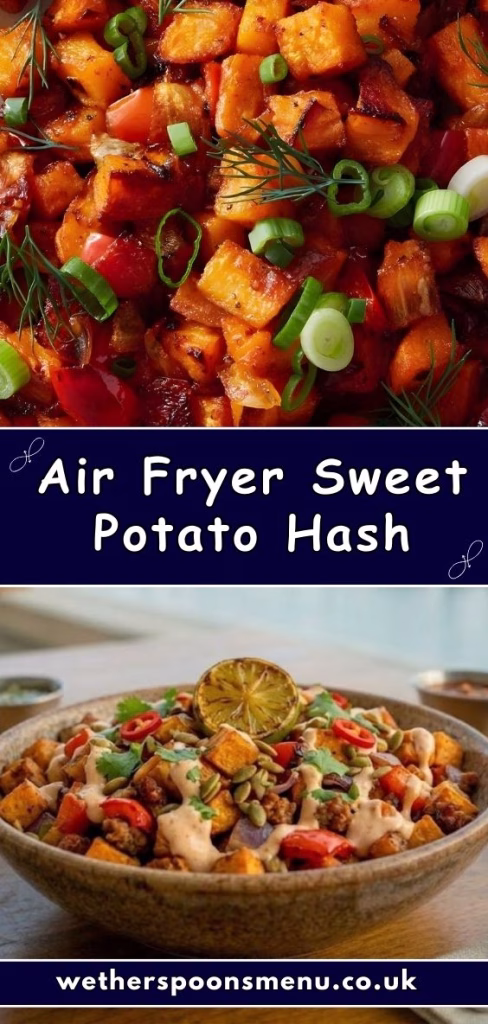 Air Fryer Sweet Potato Hash Recipe