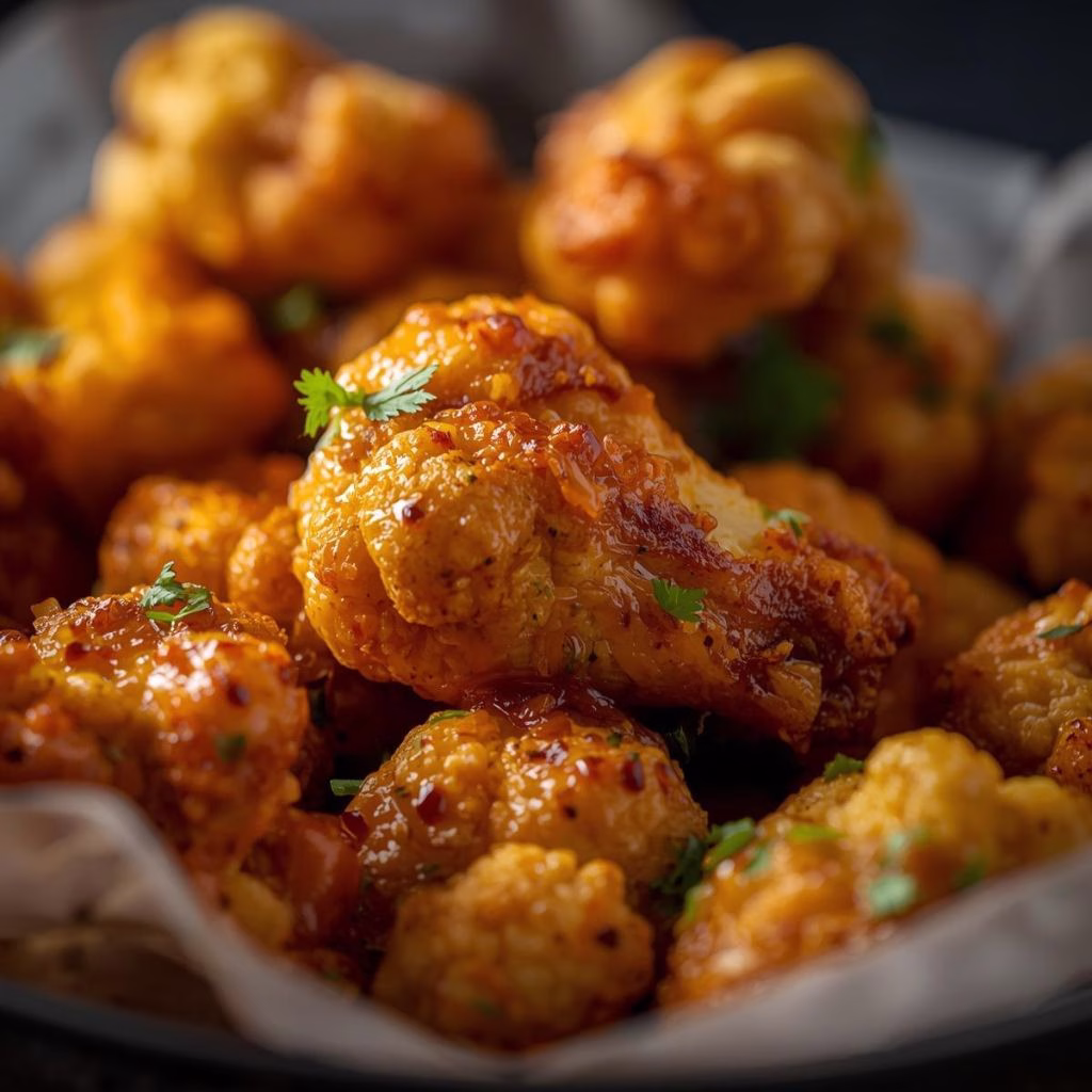 Baked Mango-Tamarind Cauliflower Wings Recipe