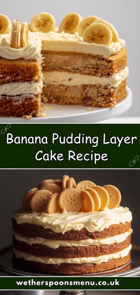 Banana Pudding Layer Cake Recipe