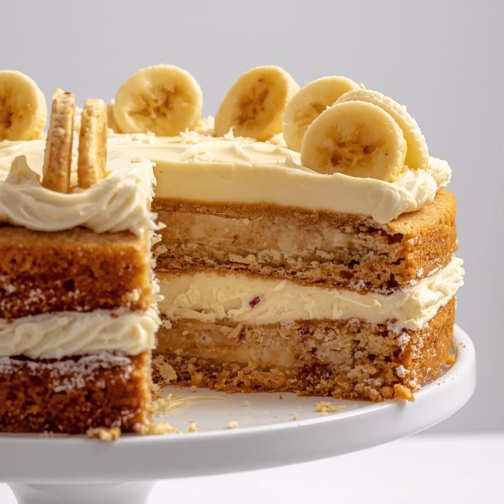 Banana Pudding Layer Cake Recipe