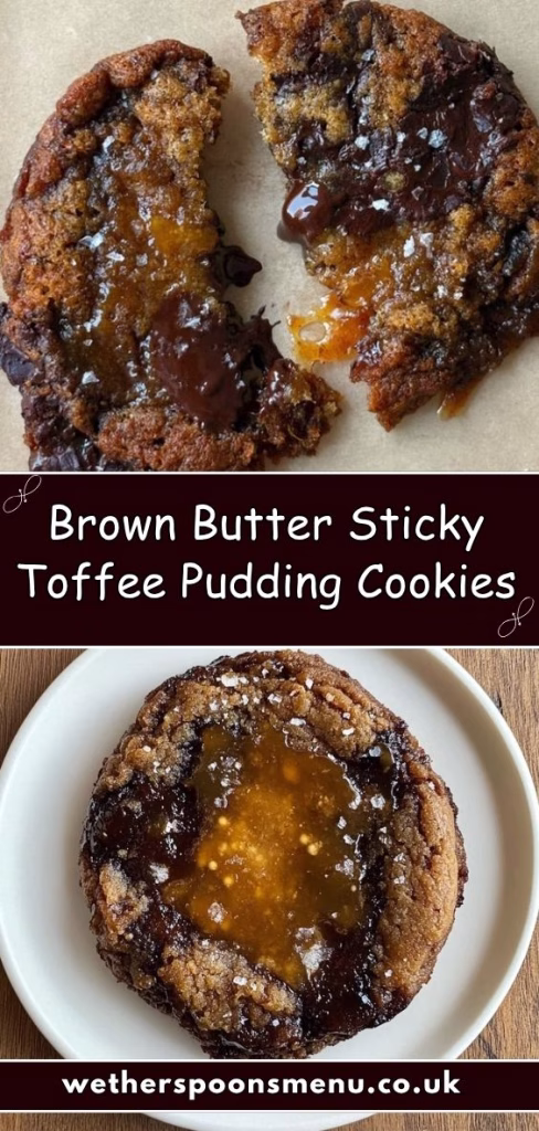 Brown Butter Sticky Toffee Pudding Cookies Recipe