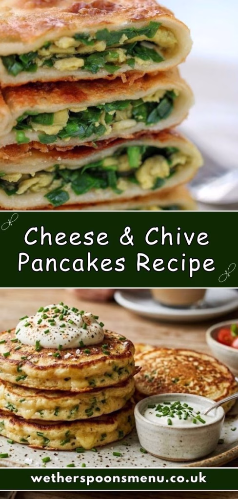 Cheese & Chive Pancakes Recipe 