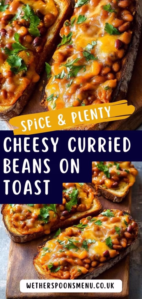 Cheesy Curried Beans on Toast Recipe