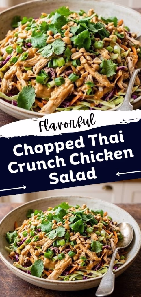 Chopped Thai Crunch Chicken Salad Recipe