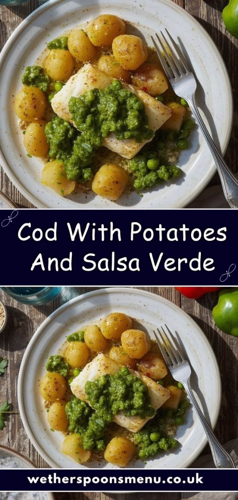 Cod with Potatoes and Salsa Verde Recipe