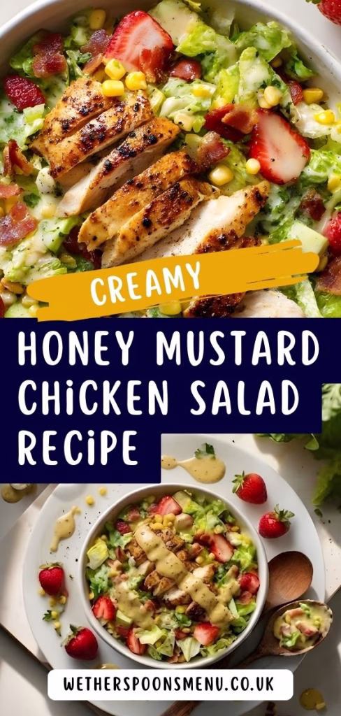 Creamy Honey Mustard Chicken Salad Recipe